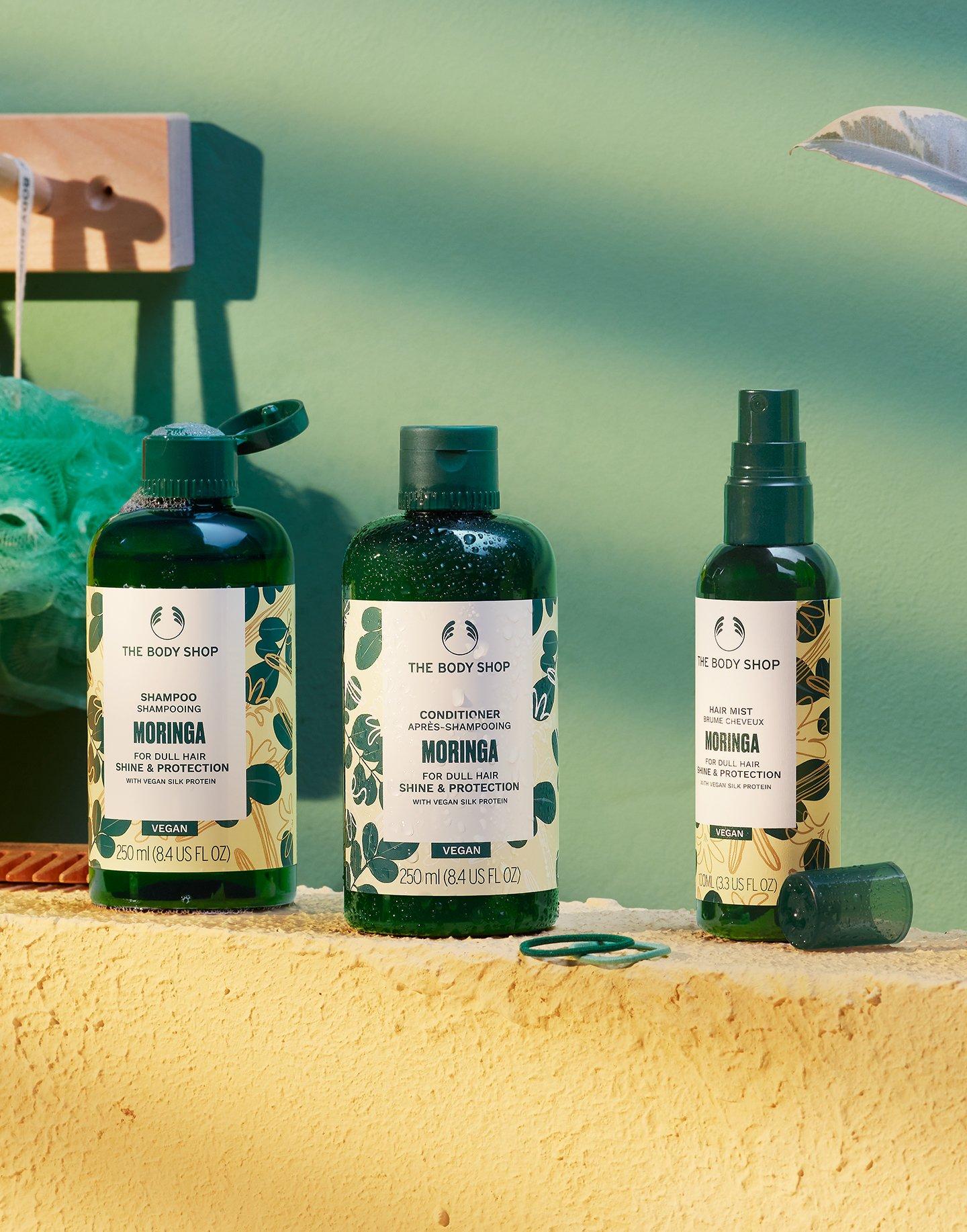 Moringa hair care range