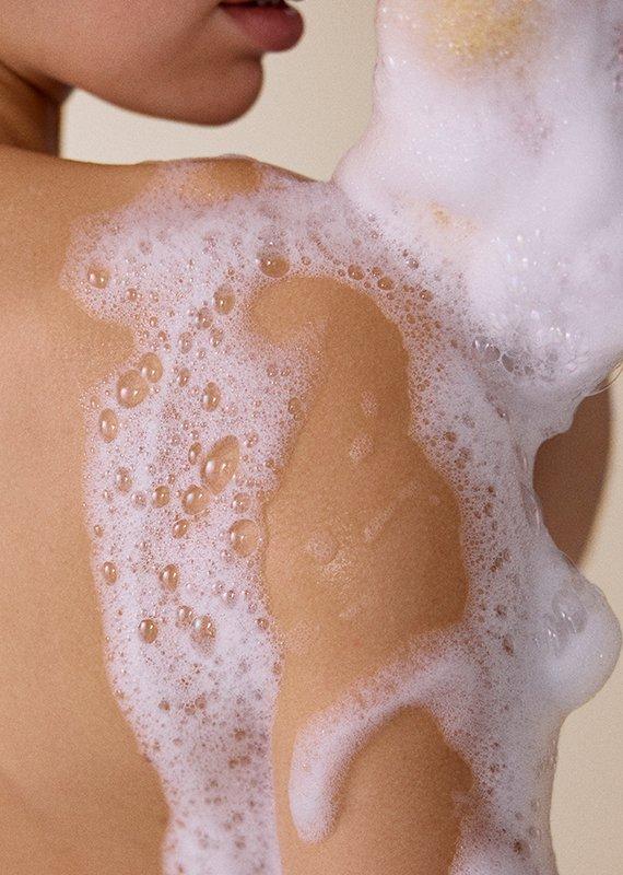 soap on shoulder