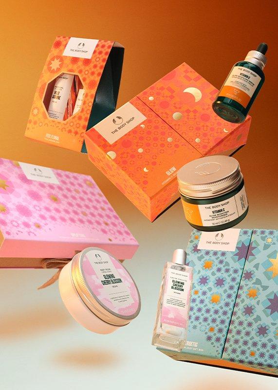 gifts and products flying