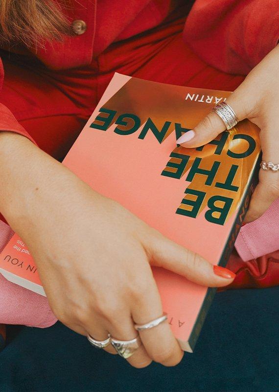 Anita Roddick in The Body Shop store