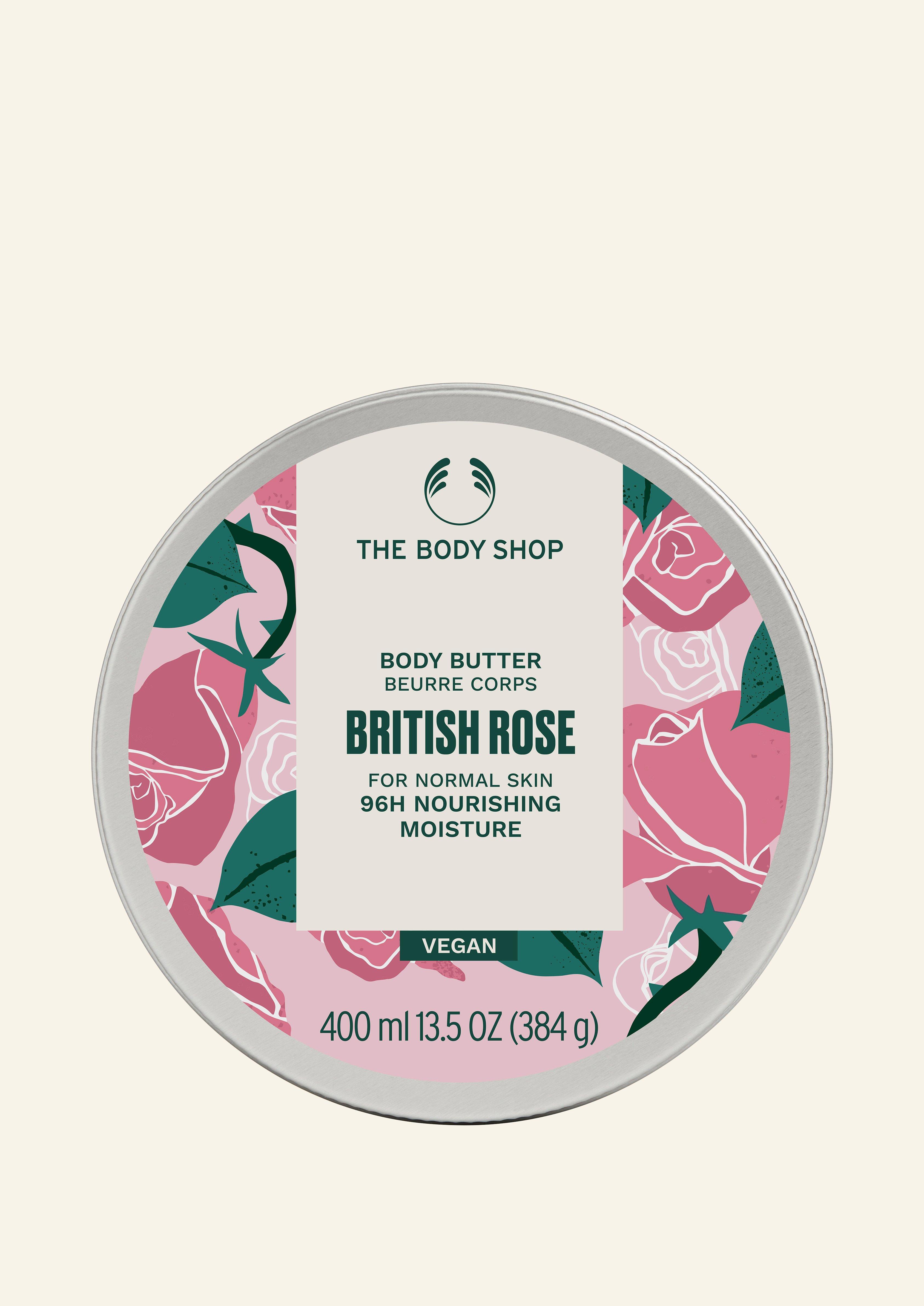 British Rose Body Butter 400ml