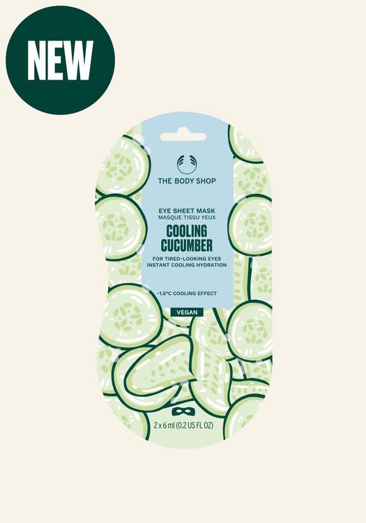 New Cooling Cucumber Eye Sheet Mask 2X6ml