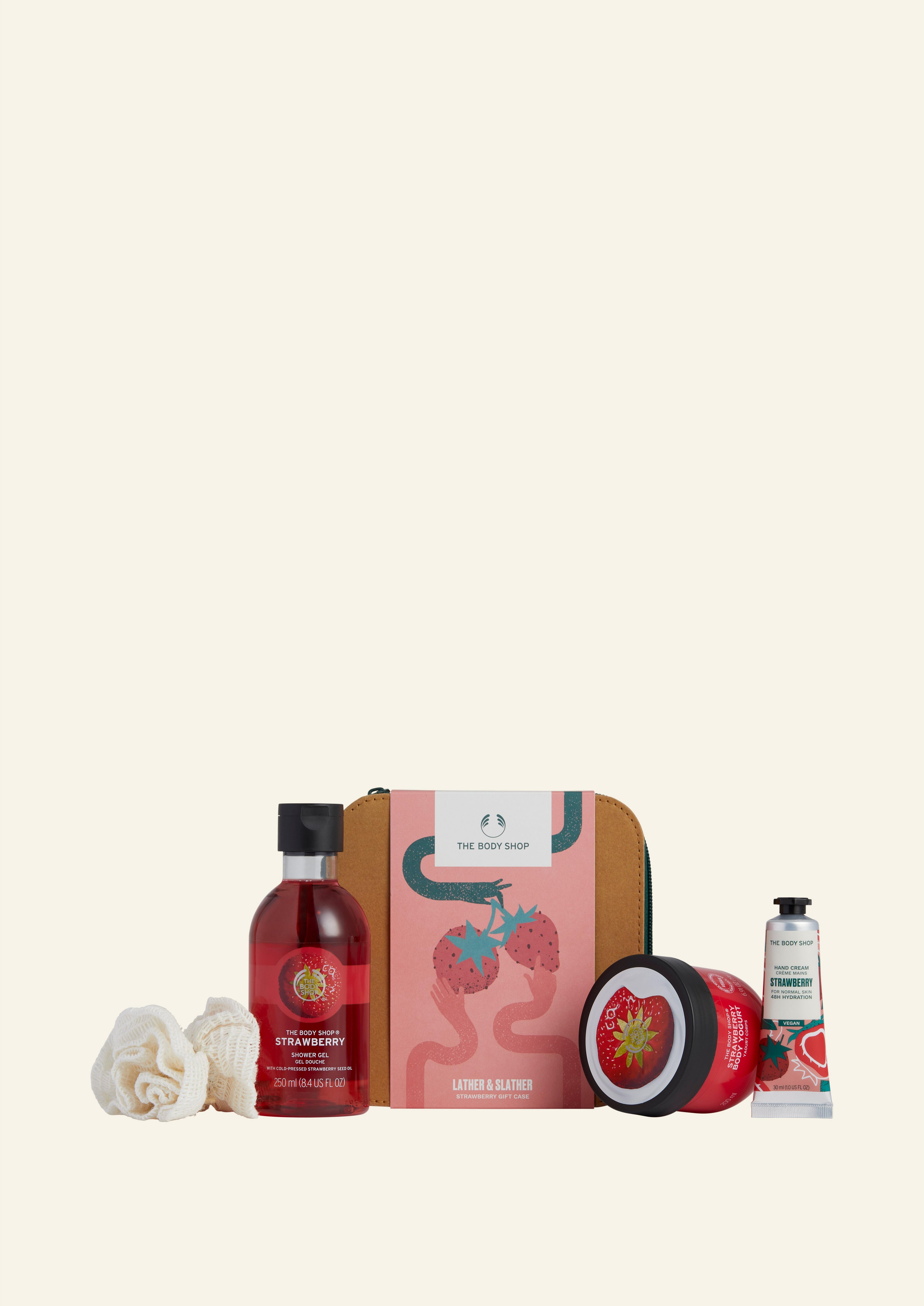 Lather & Slather Strawberry Gift Case