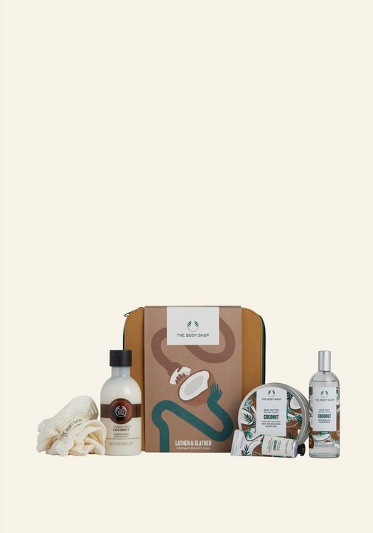 Lather & Slather Coconut Big Gift Case | Gifts | The Body Shop