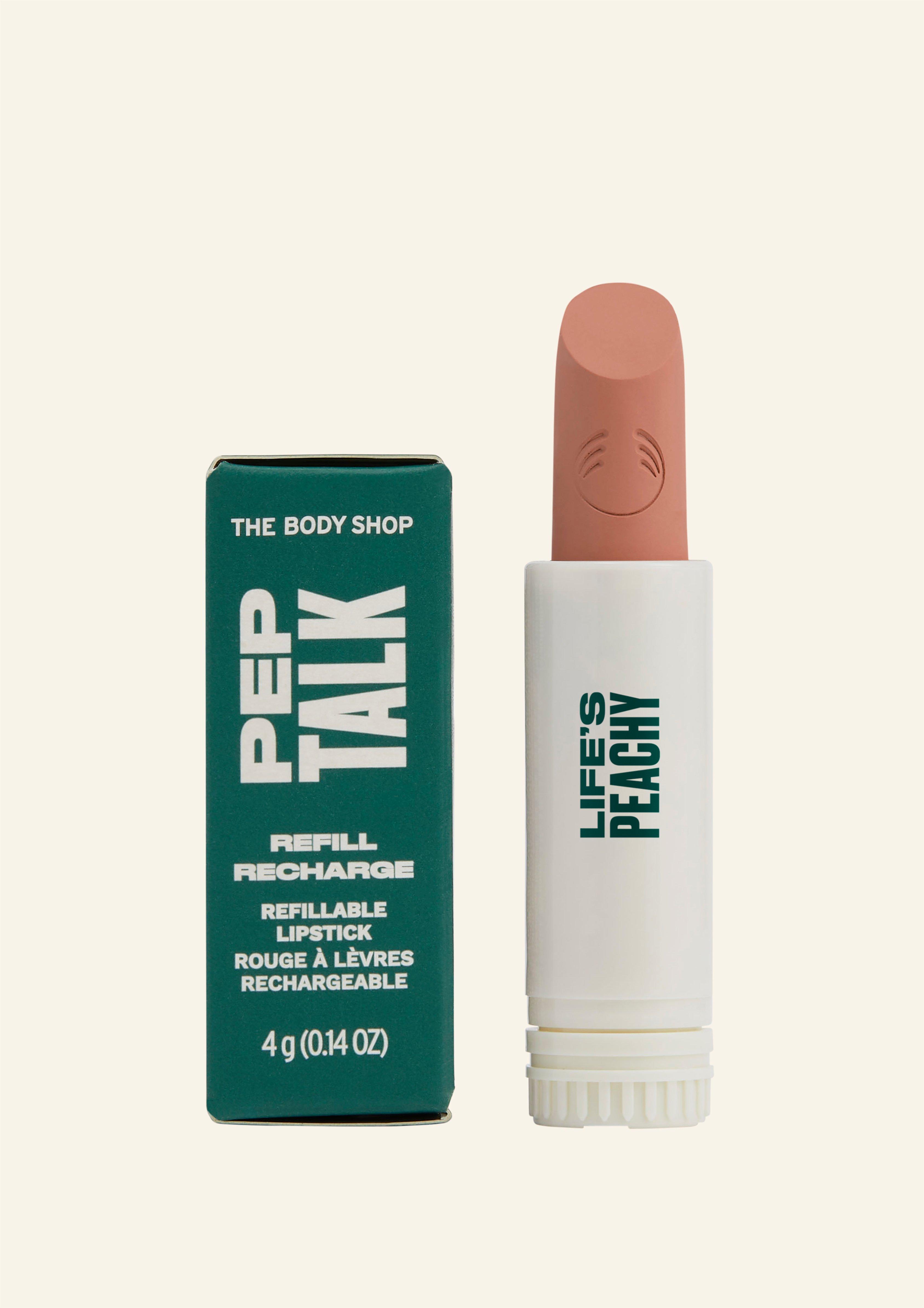 The Body Shop Peptalk Lipstick Bullet Refill in Life's Peachy 4 G