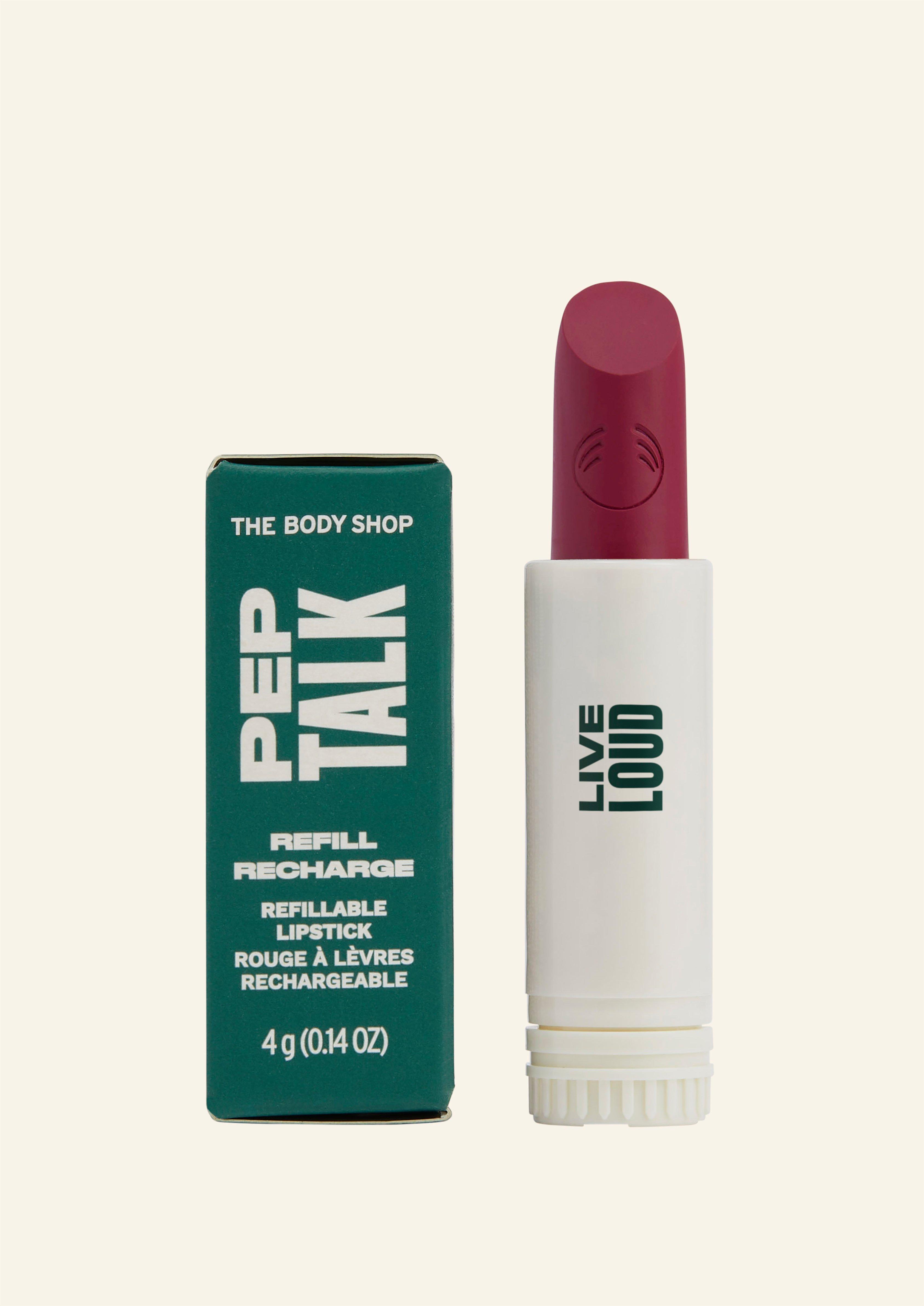 The Body Shop Peptalk Lipstick Bullet Refill in Live Loud 4 G