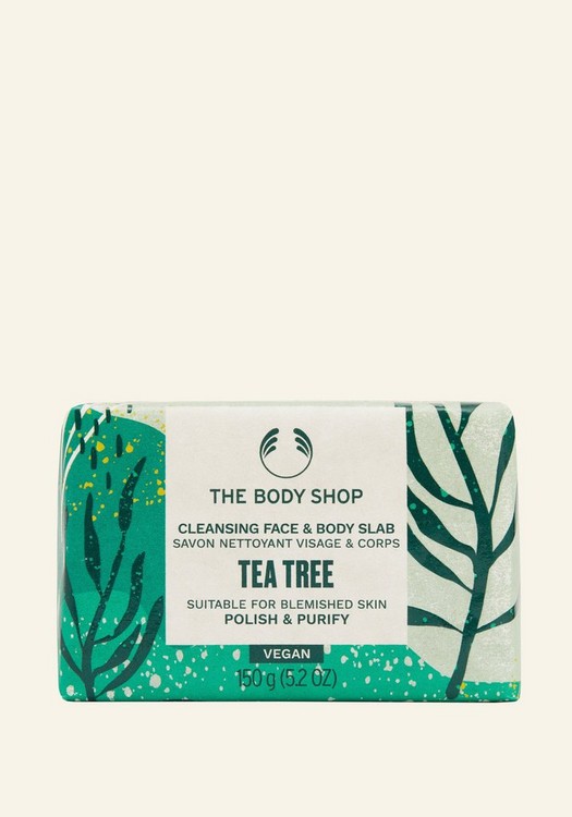 Tea Tree Cleansing Face & Body Slab 150g
