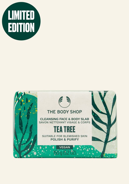 Tea Tree Cleansing Face & Body Slab 150g