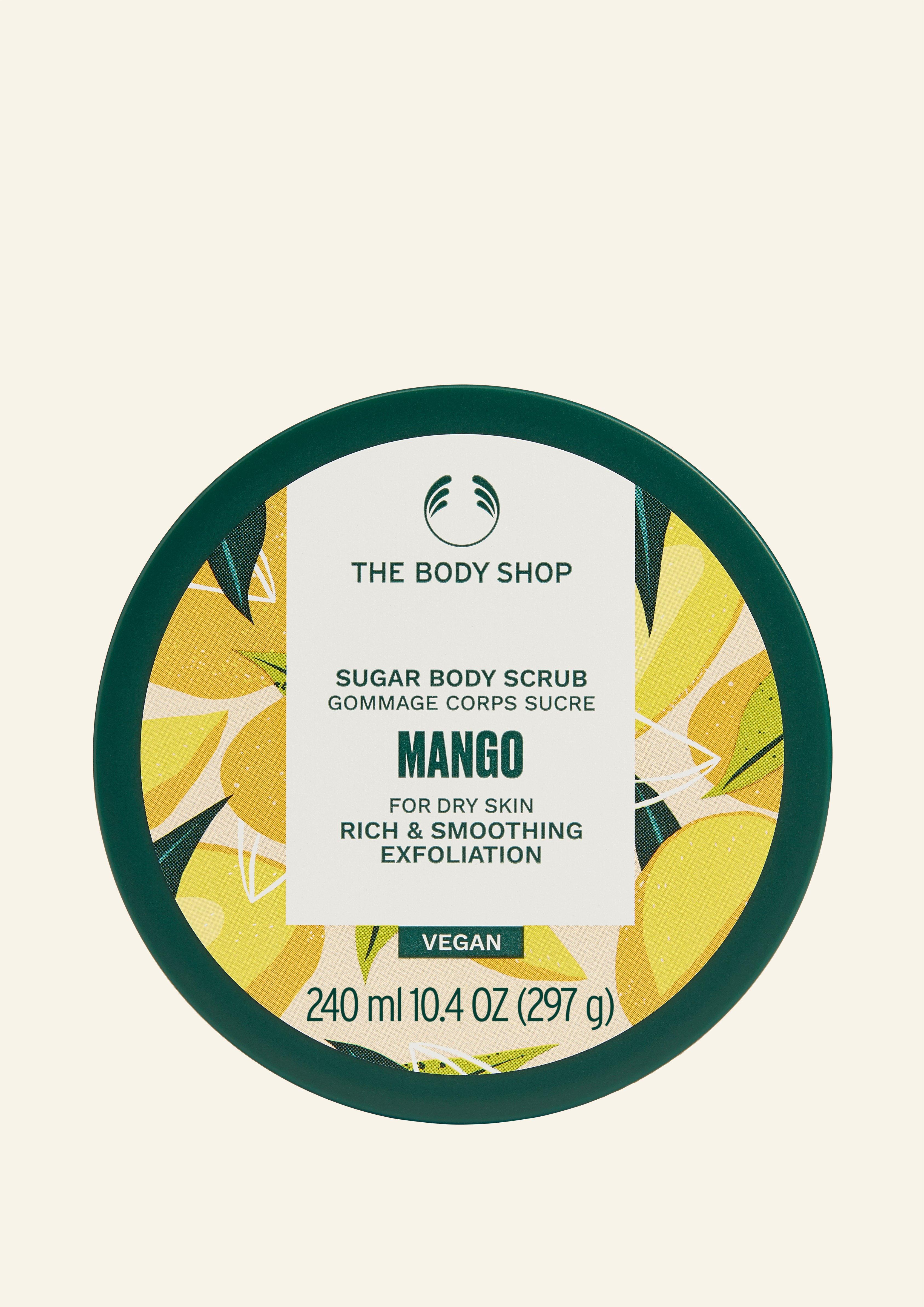 The Body Shop Sweetness & Sunshine Mango Essentials Body Care Holiday Gift  Set, Vegan, 4-Piece Set