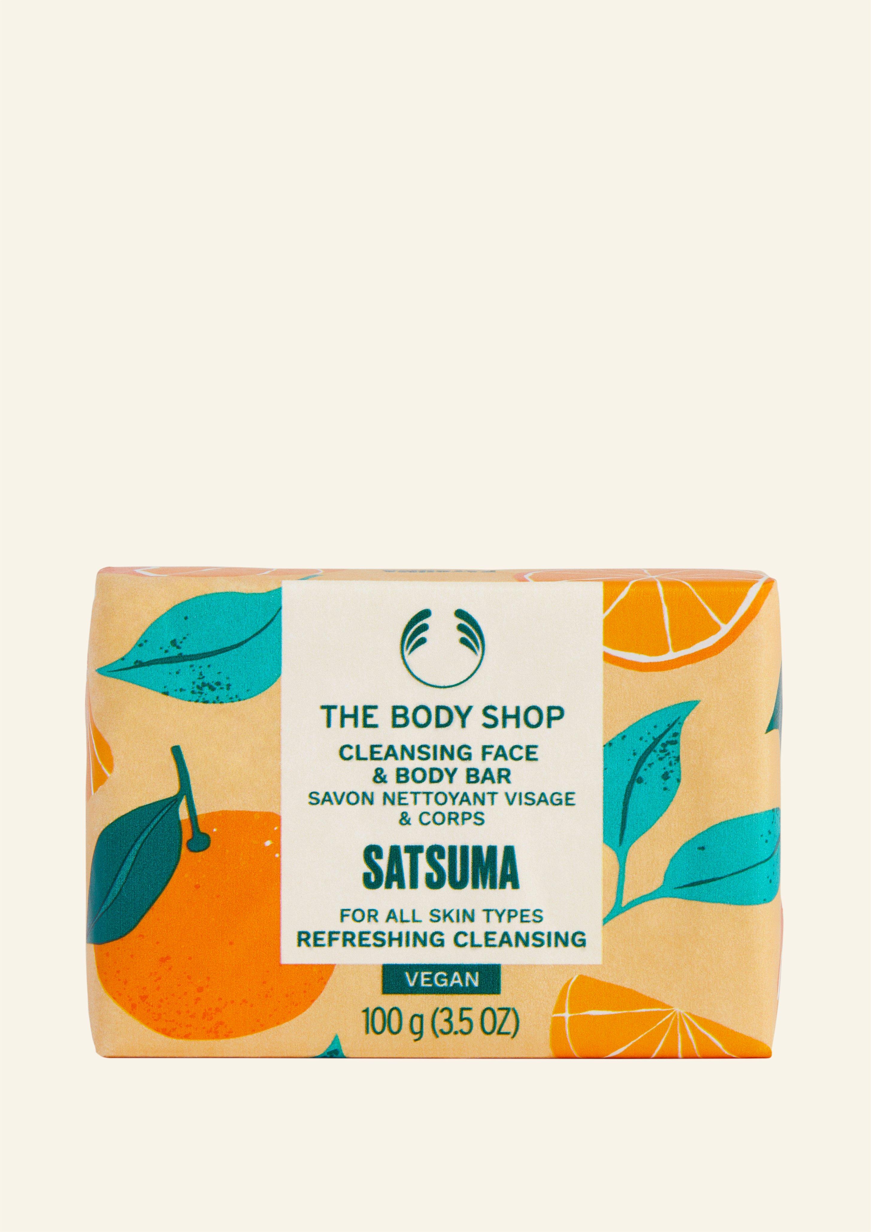 Satsuma Cleansing Face And Body Bar Soap The Body Shop 2644