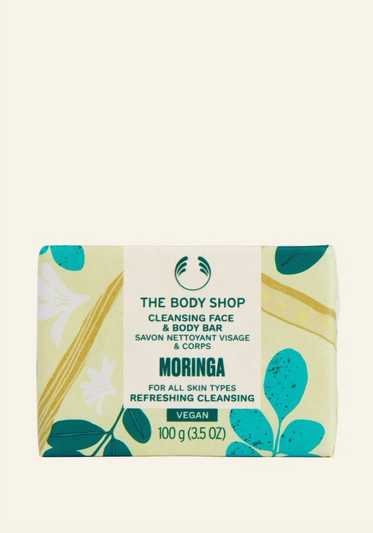 Moringa Cleansing Face & Body Bar 100g