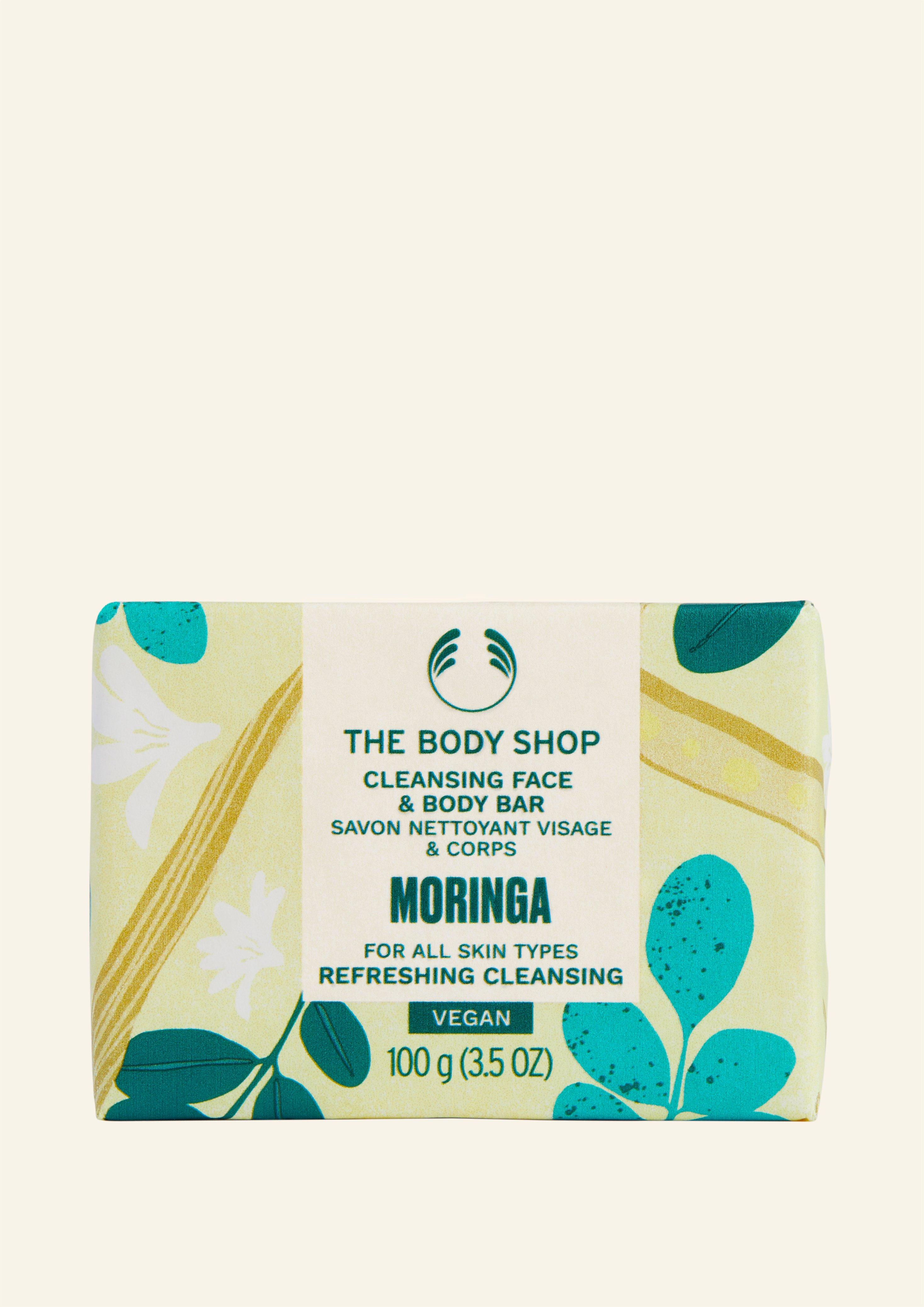 Moringa Cleansing Face & Body Bar Soap The Body Shop