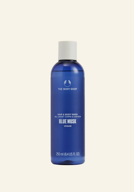 Gel douche corps & cheveux Blue Musk 250ml