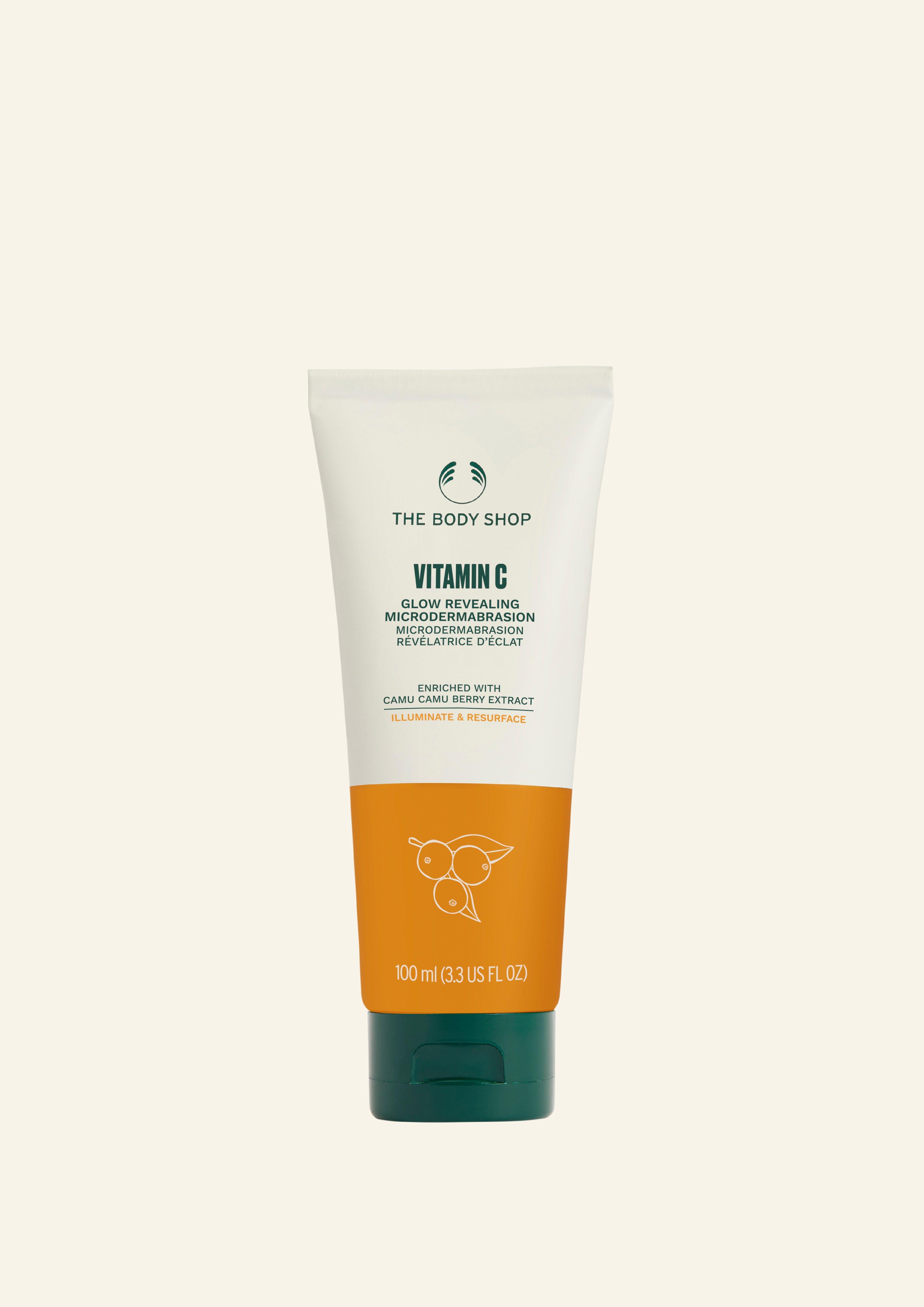 Vitamin C Glow Revealing Microdermabrasion, 3.3 Fl Oz - The Body Shop