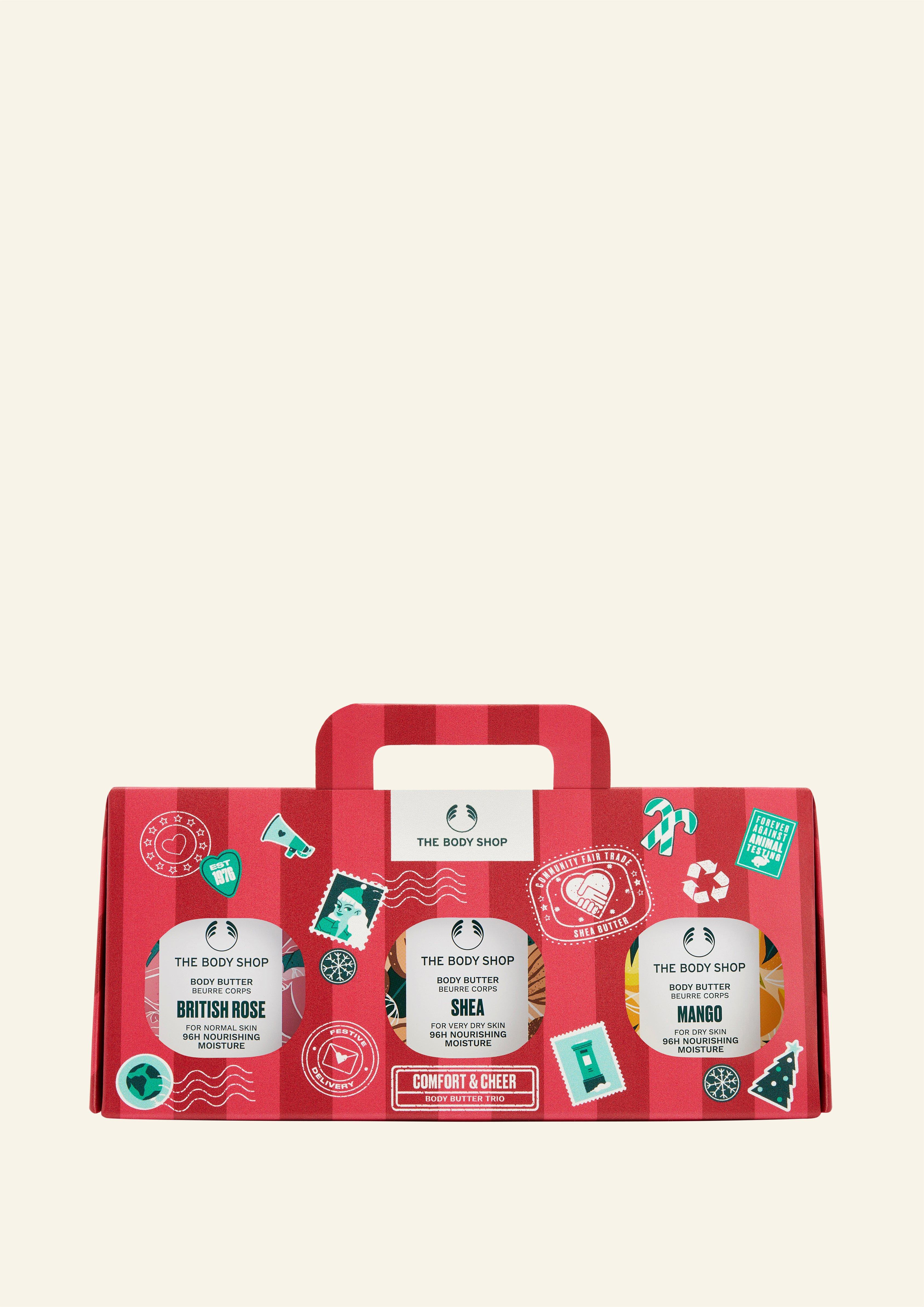 Comfort & Cheer Christmas Body Butter Trio The Body Shop