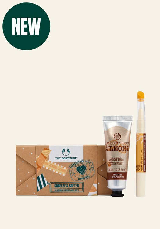 Squeeze & Soften Almond Hand Care Gift | The Body Shop