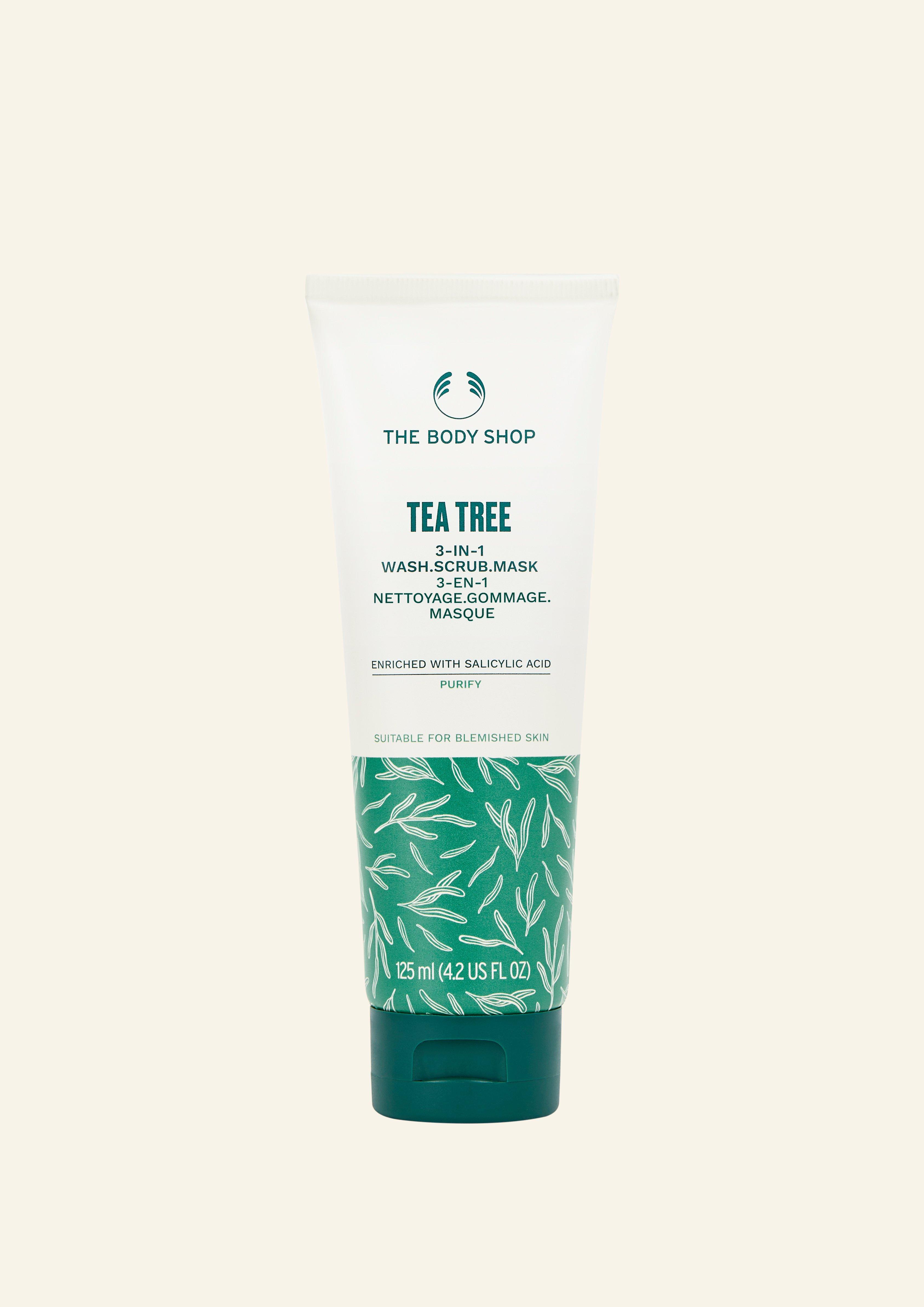 Tea Tree Face Wash/Scrub/Mask 3-in-1