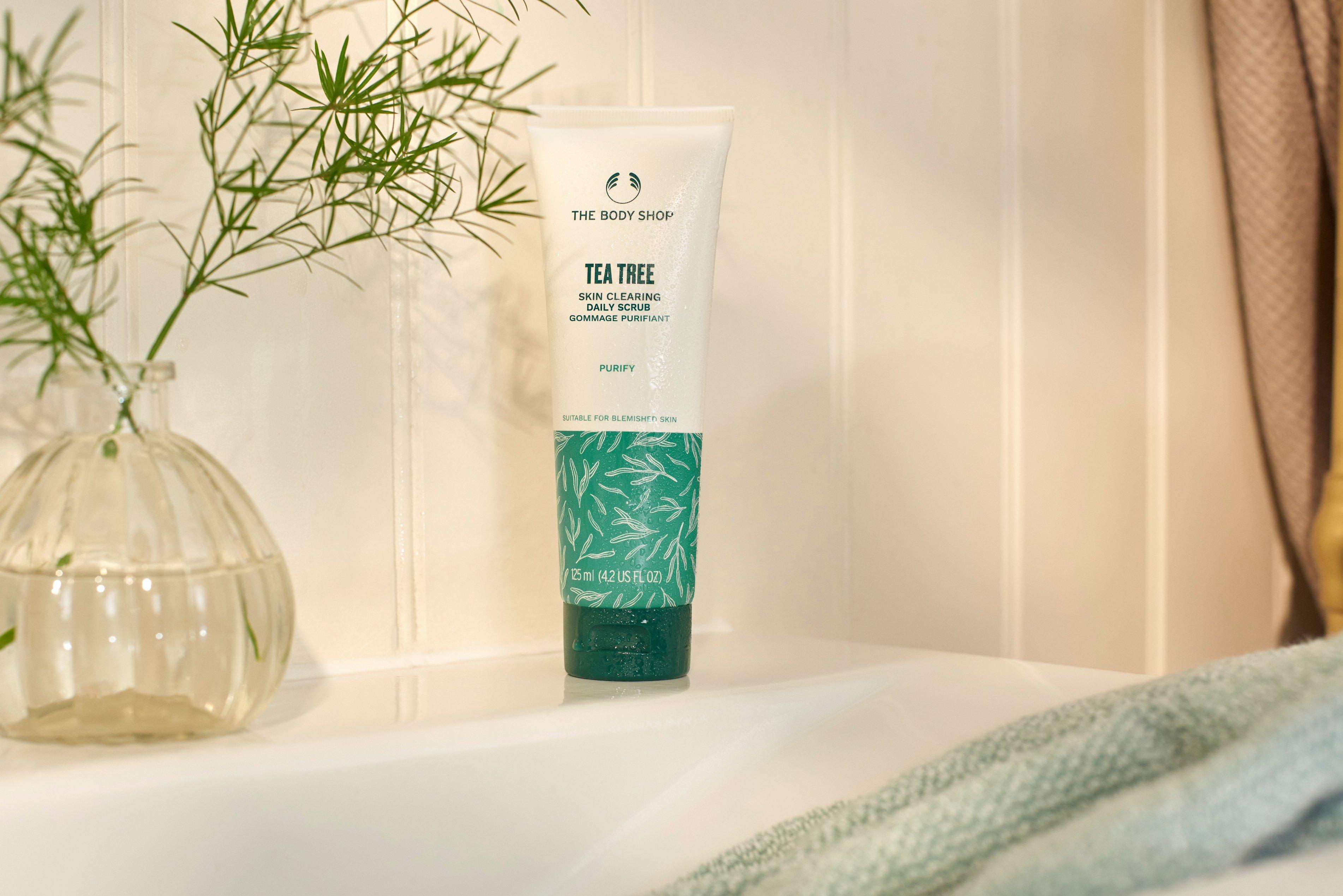 Tea tree scrub outlet