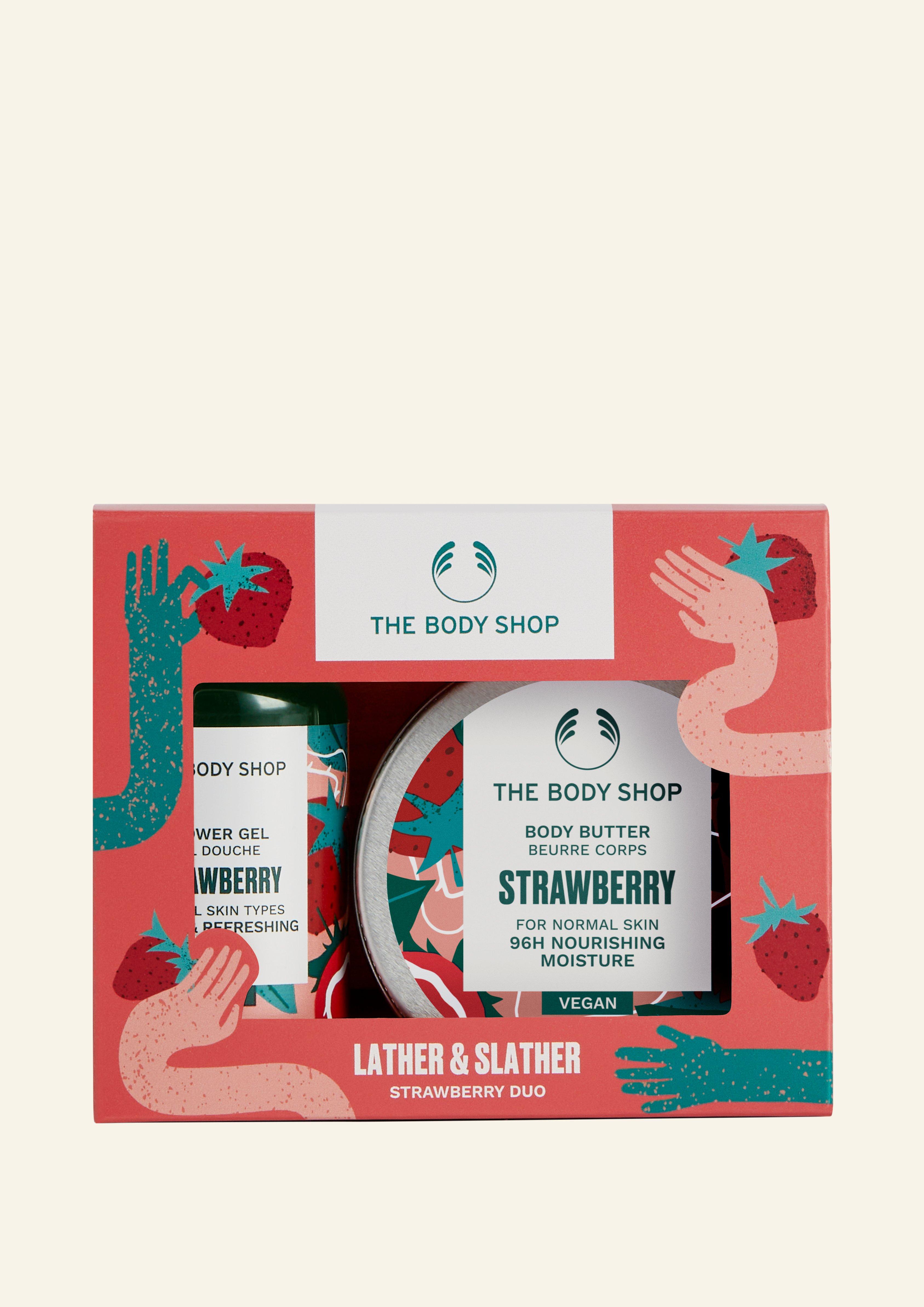 Lather & Slather Strawberry Duo Gifts The Body Shop