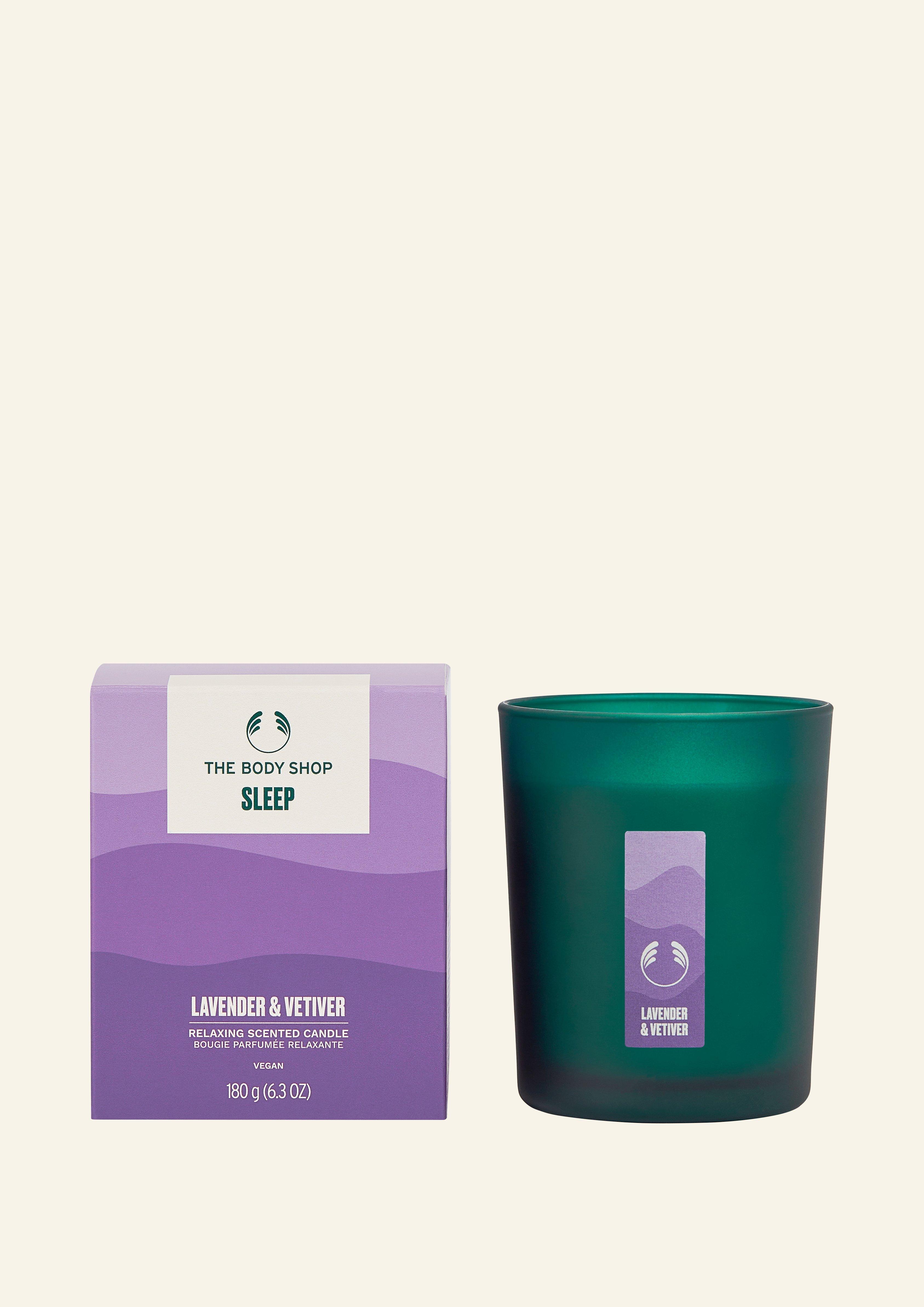 Sleep Lavender & Vetiver Candle The Body Shop