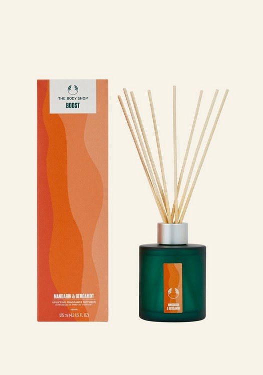 Boost Mandarin & Bergamot Uplifting Fragrance Diffuser 125ml