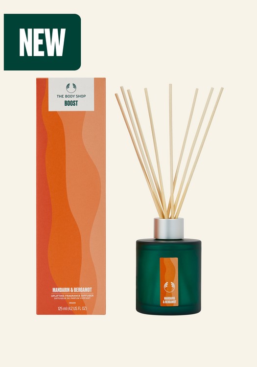Boost Mandarin & Bergamot Uplifting Fragrance Diffuser 125ml
