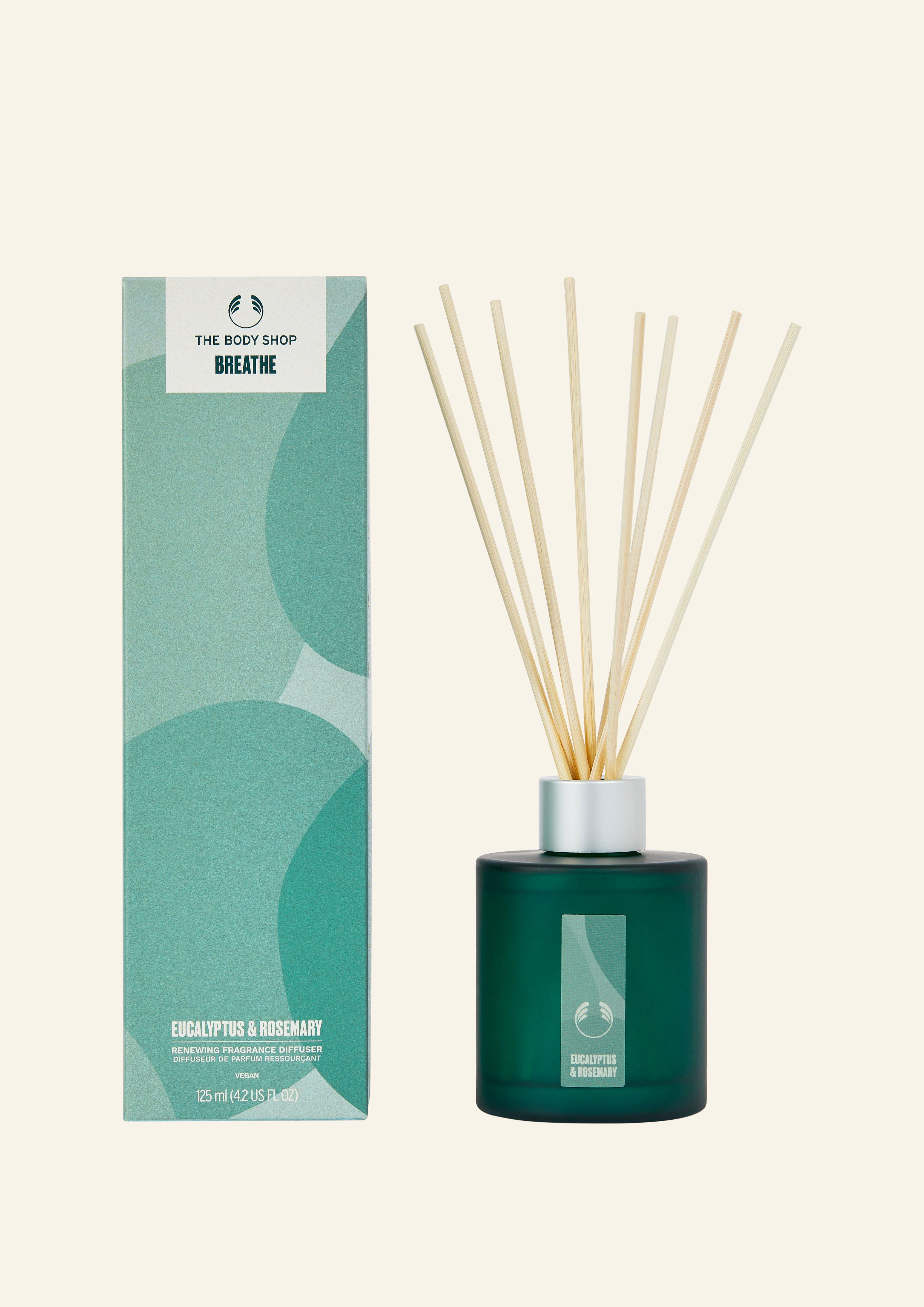 Breathe Eucalyptus & Rosemary Reed Diffuser The Body Shop