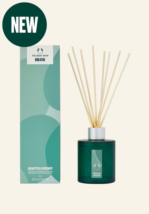 New Breathe Eucalyptus & Rosemary Renewing Fragrance Diffuser 125ml