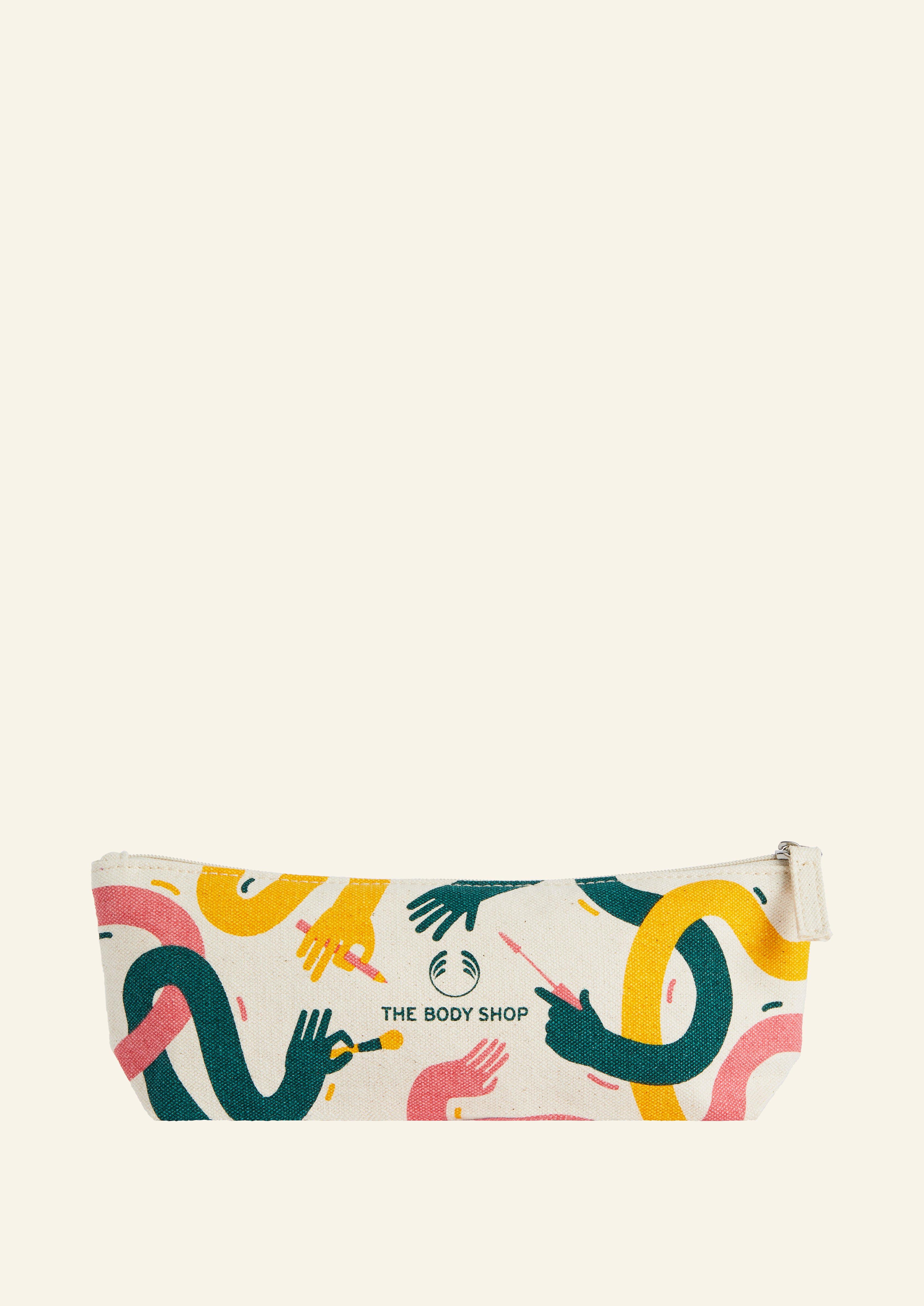 Body shop cork makeup bag deals
