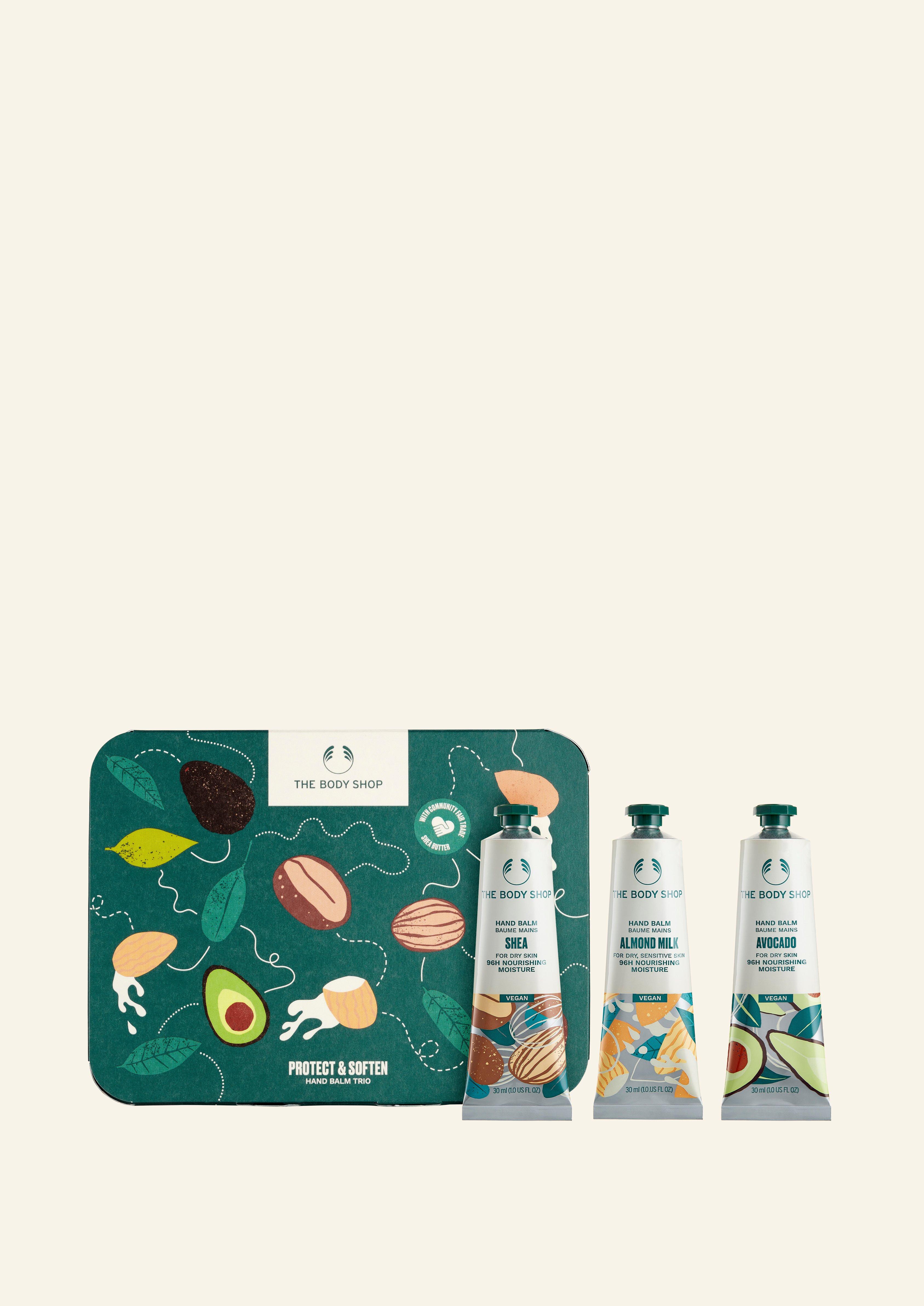 Protect & Soften Hand Balm Trio from The Body Shop