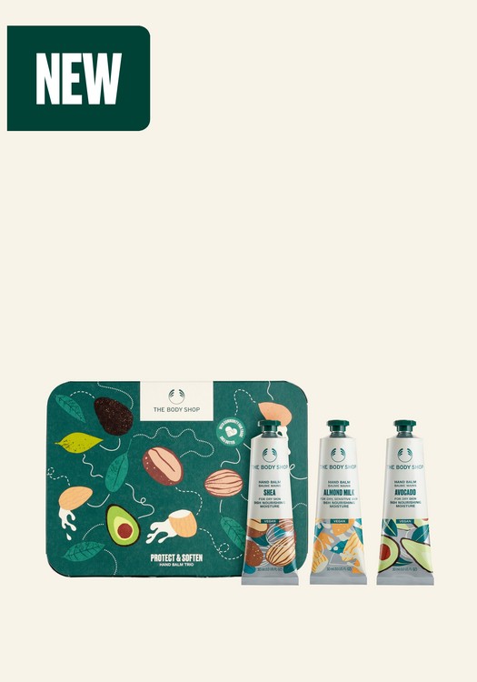 Protect & Soften Hand Balm Trio from The Body Shop