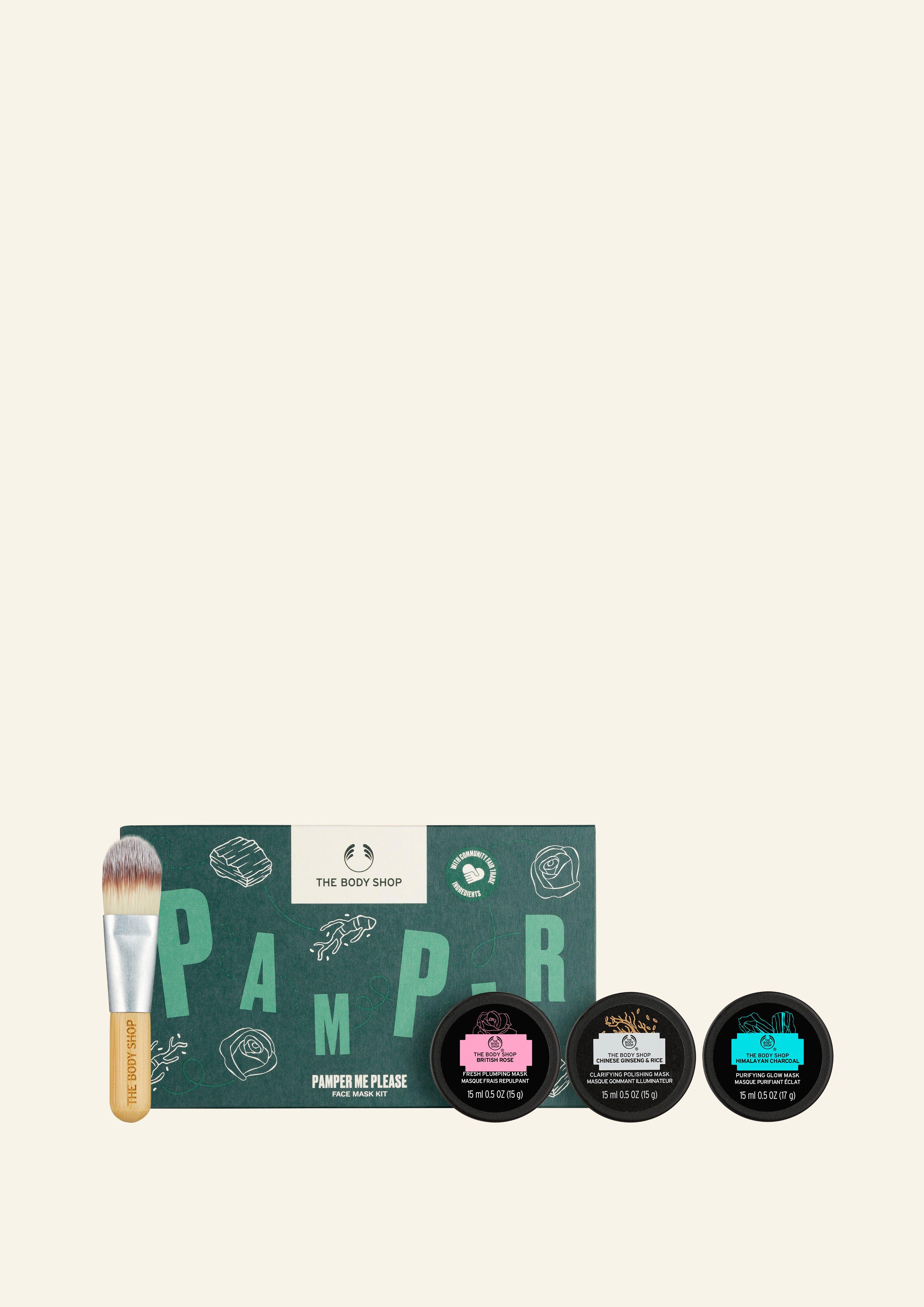 Pamper Me Please Face Mask Kit Gifts The Body Shop