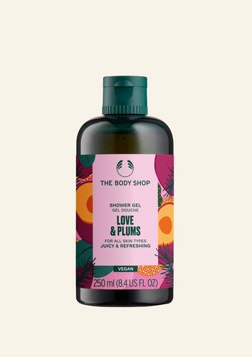 Love & Plums Shower Gel , 8.4 Fl Oz - The Body Shop