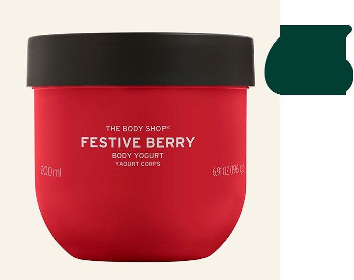 Body Yogurt Festive Berry de Edición Especial de Navidad Body Yogurt Festive Berry de Edición Especial de Navidad