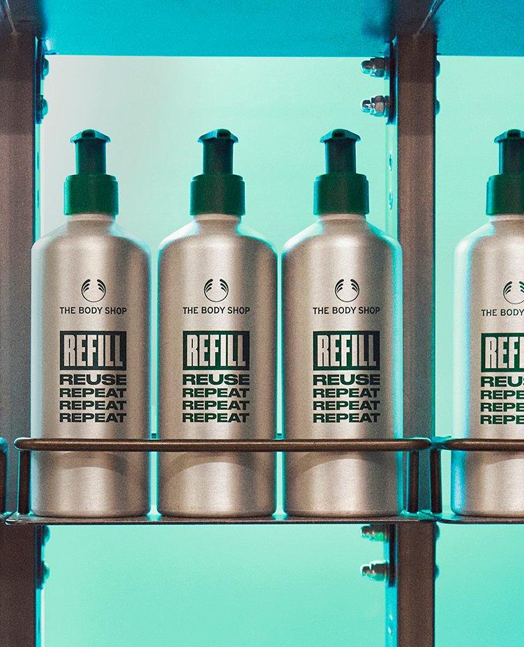 Our Refill Program About Us The Body Shop