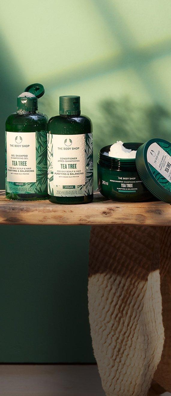 Tea Tree haircare range