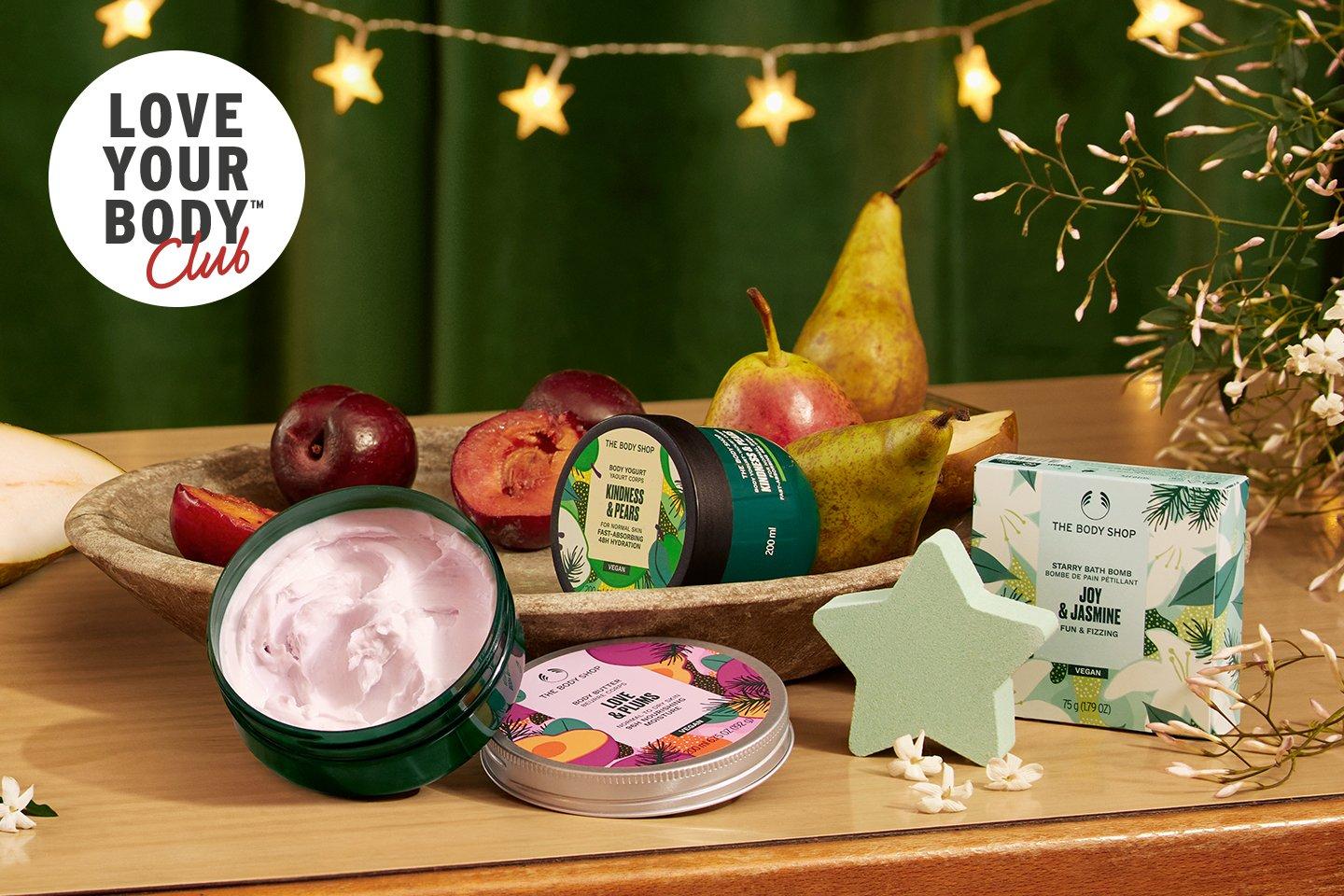 The Body Shop seasonal body care range