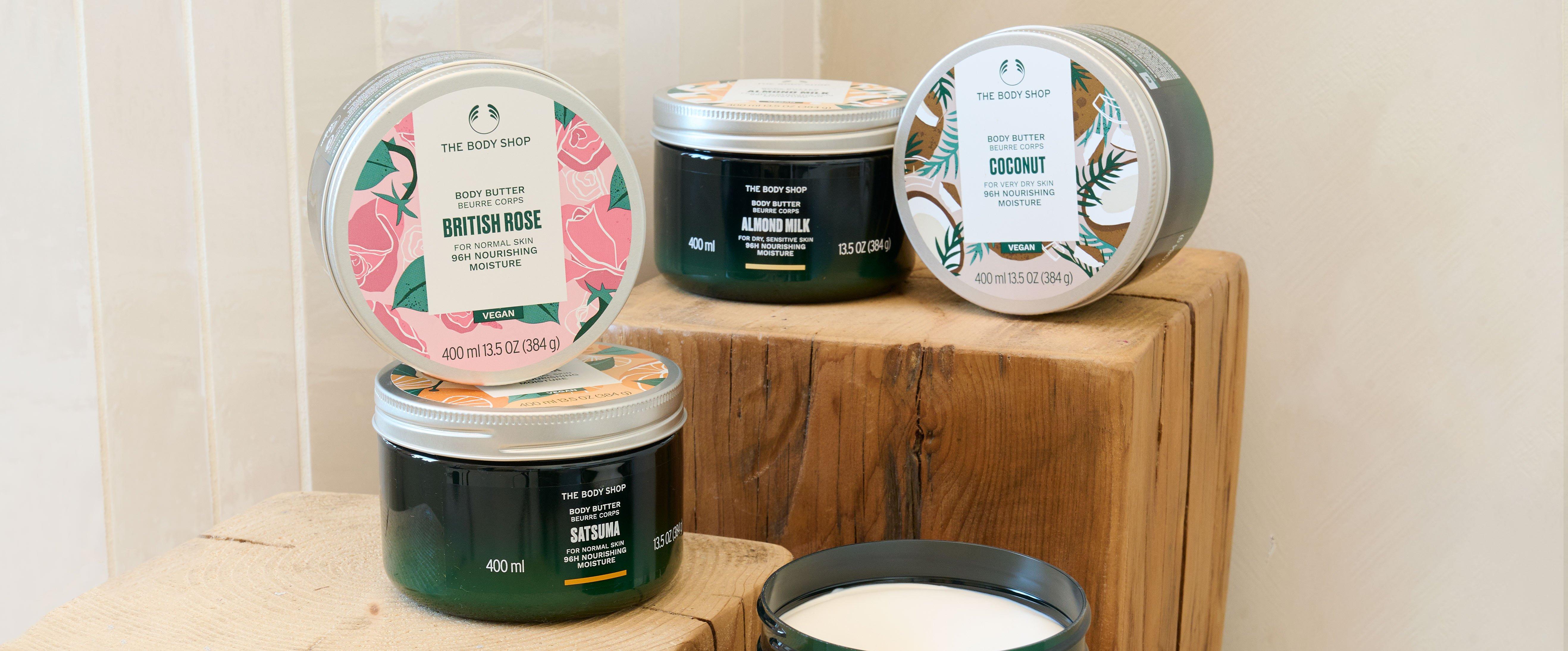 Range of jumbo body butters