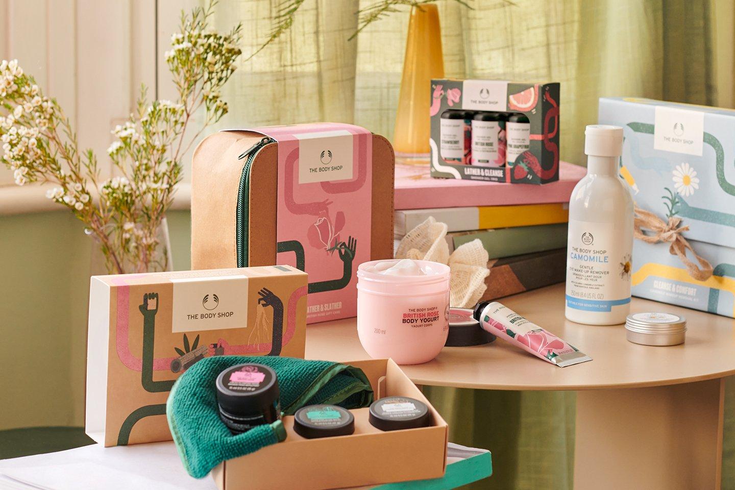 The Body Shop gift sets and products