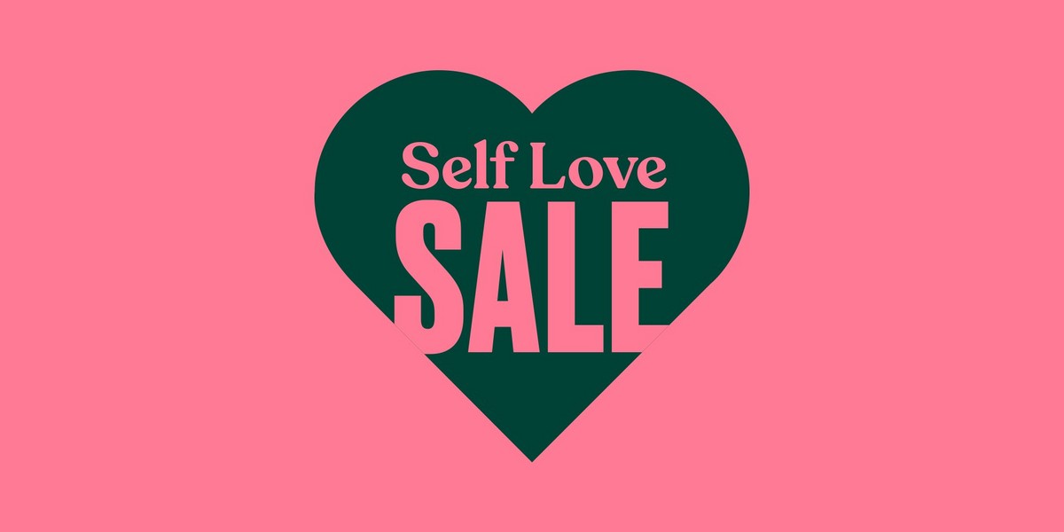 self love sale heart