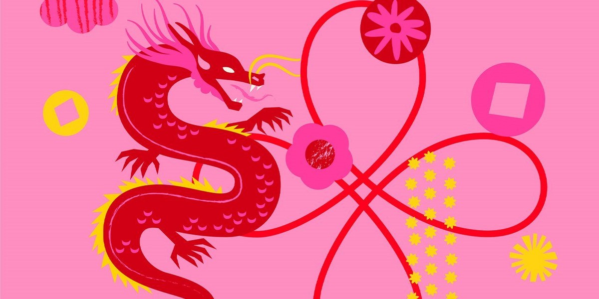 The  Body Shoop Lunar New Year image featuring a dragon