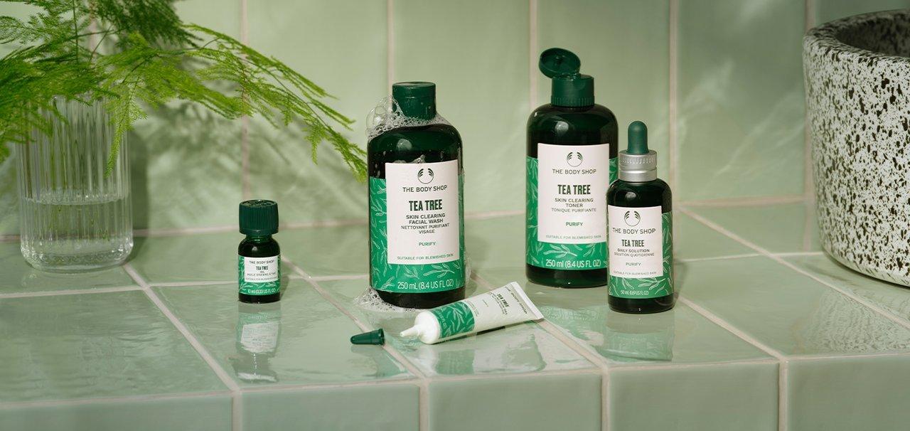 Tea Tree Skincare for Acne Hair Face The Body Shop