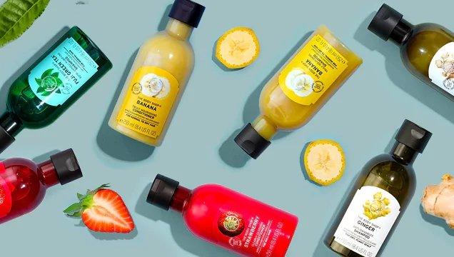 The Body Shop shampoos