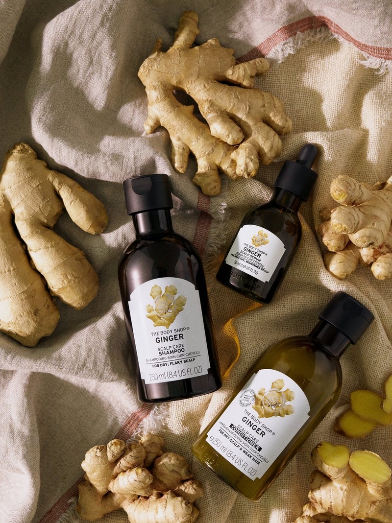 The Body Shop Ginger hair care products The Body Shop Ginger hair care products