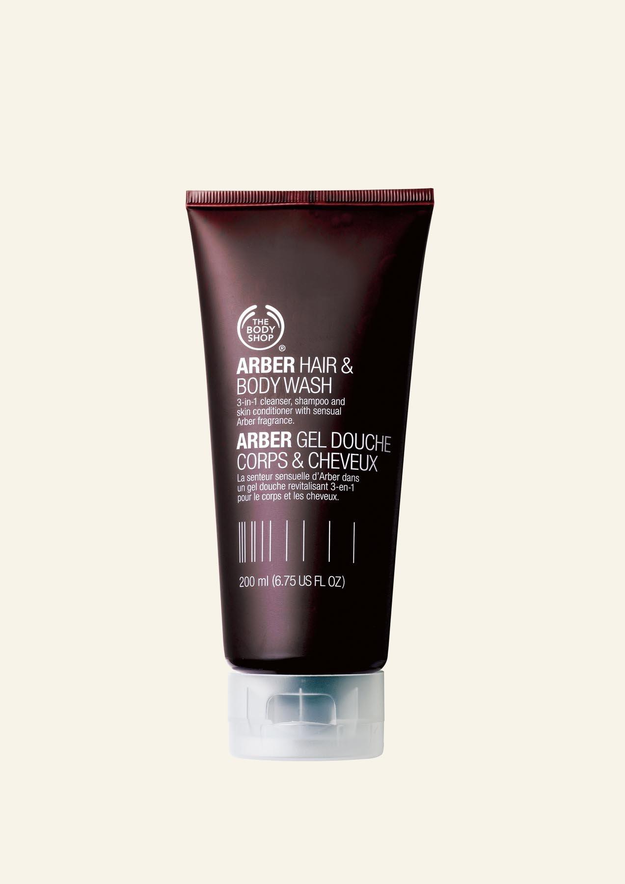 Namens profiel Rook Arber Hair and Body Wash | Shampoo | The Body Shop®