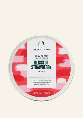 blissful strawberry body cream 200 ml