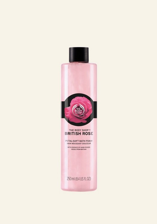 British Rose Petal-Soft Bath Foam 250 ML