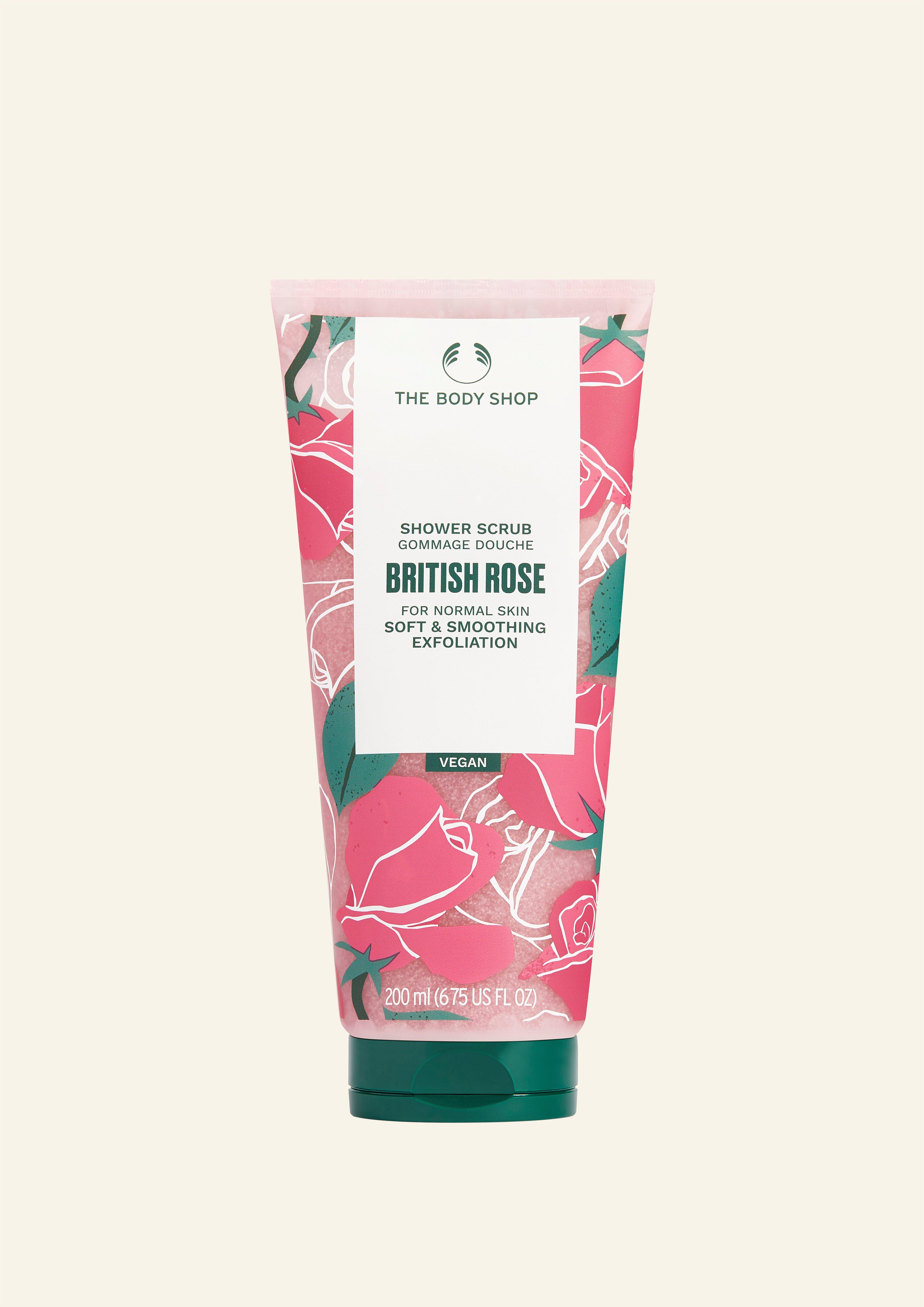 British Rose Shower Scrub