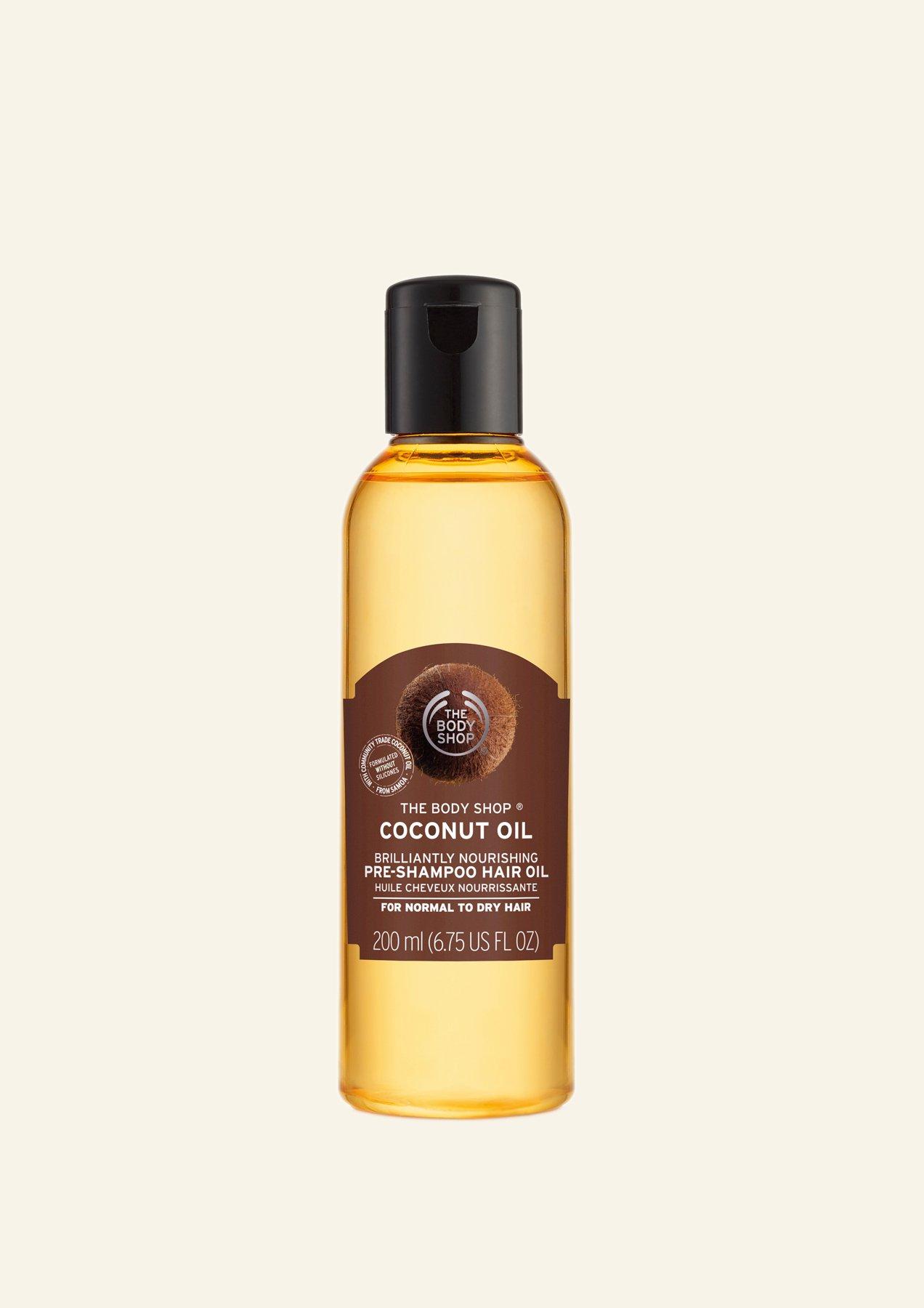 The Body Shop Coconut Oil Brilliantly Nourishing Pre-Shampoo Hair Oil 200 Ml