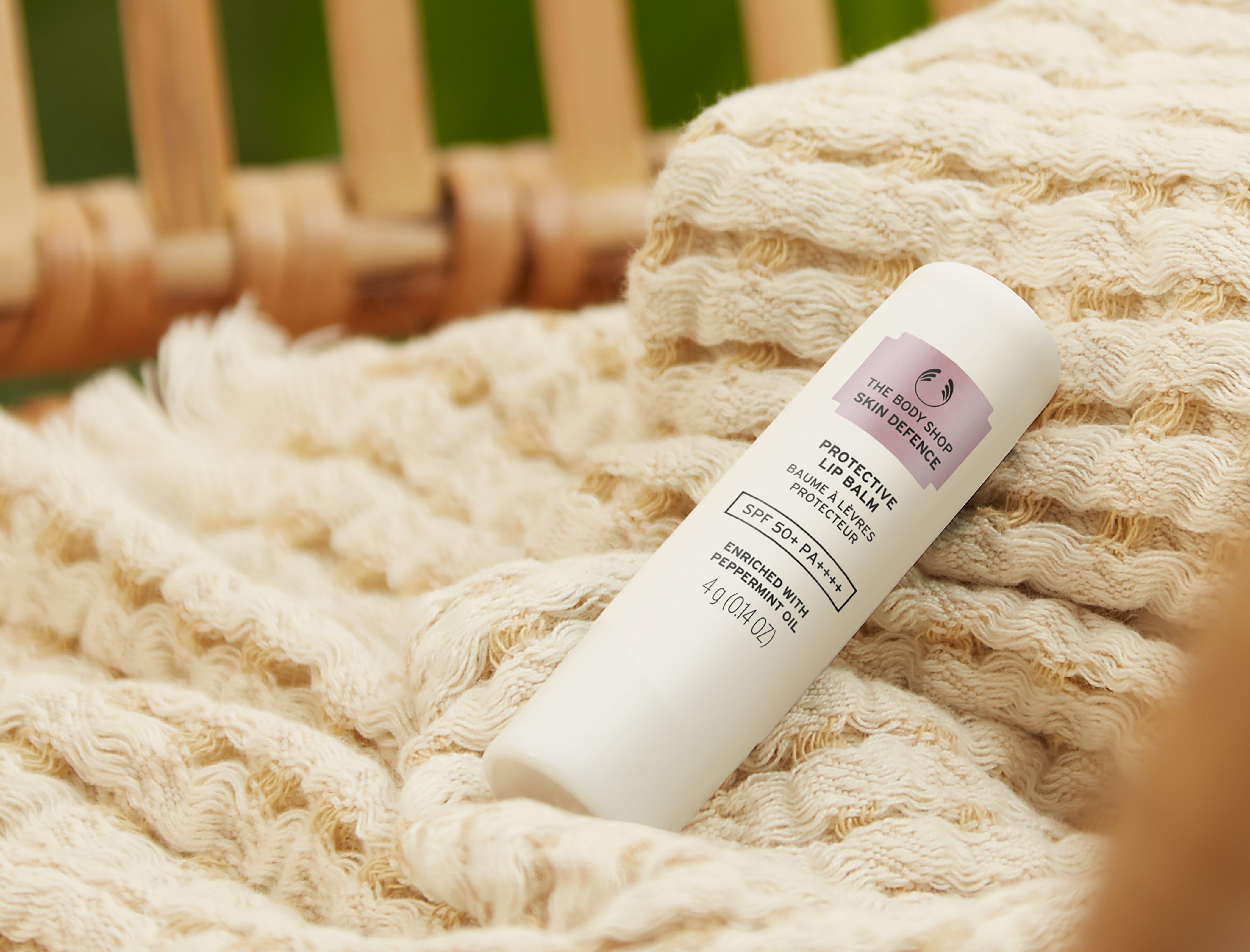 Range Skin Defence landing page The Body Shop